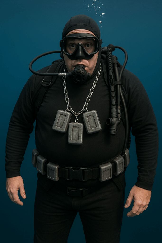 Scuba Weight Tip #2, overweighting "just in case"